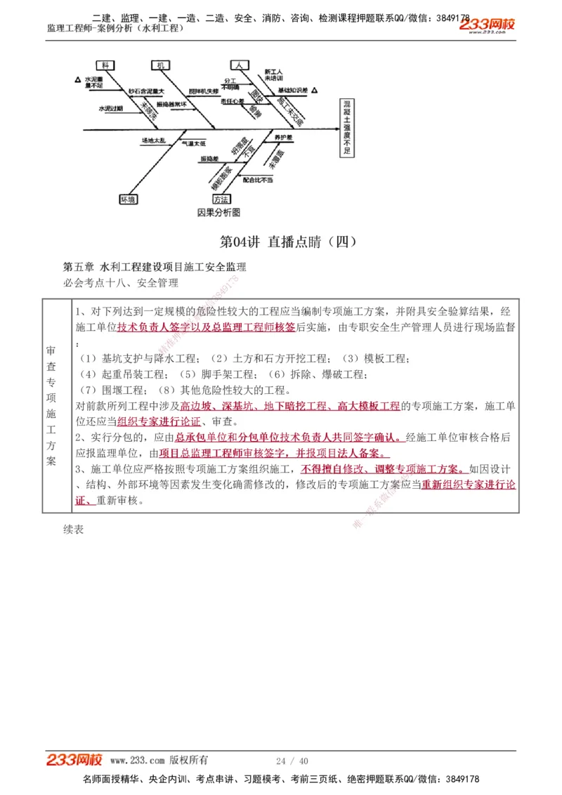1-4_监理工程师_2025监理工程师_2025年监理工程师SVIP_2025年监理水利案例SVIP_04-冲刺串讲✿考点强化✿小灶集训_07-水利案例《直播点睛班》王欣233