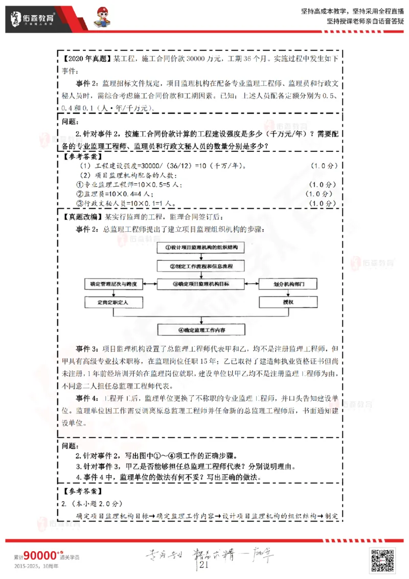 2025.3.8佑森教育叶虎翼授课监理案例《监理规范》专用讲义，版权所有，侵权必究_监理工程师_2025监理工程师_2025年监理工程师SVIP_2025年监理土建案例SVIP