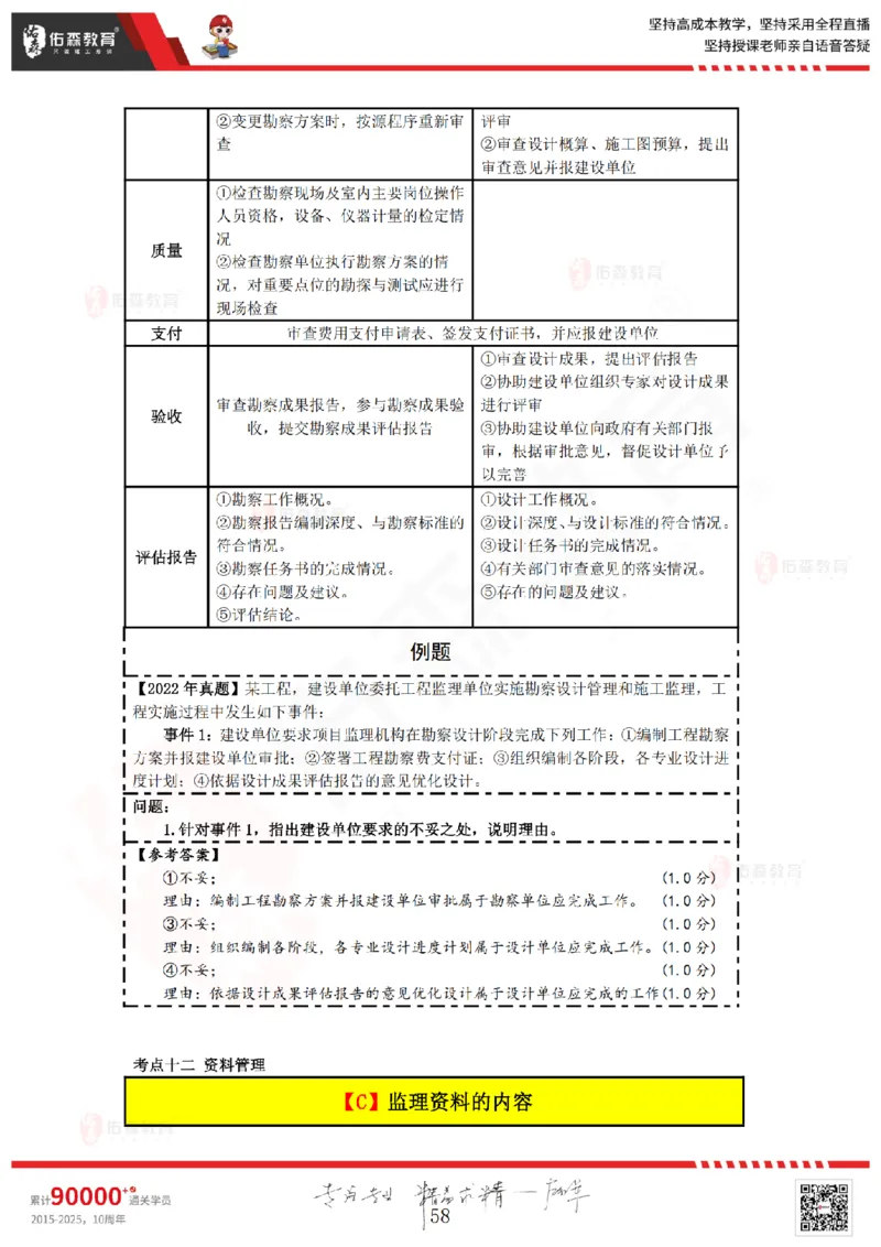 2025.3.8佑森教育叶虎翼授课监理案例《监理规范》专用讲义，版权所有，侵权必究_监理工程师_2025监理工程师_2025年监理工程师SVIP_2025年监理土建案例SVIP