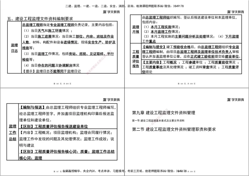 05.2025监理《概论法规》考前密训（打印版）_监理工程师_2025监理工程师_2025年监理工程师SVIP_2025年监理概论法规SVIP_04-冲刺串讲✿考点强化✿小灶集训_--配套讲义--