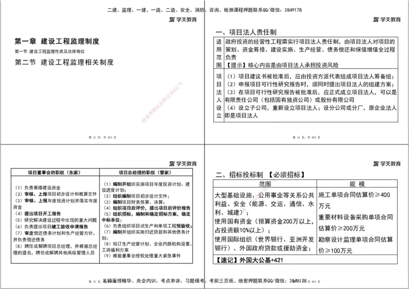 05.2025监理《概论法规》考前密训（打印版）_监理工程师_2025监理工程师_2025年监理工程师SVIP_2025年监理概论法规SVIP_04-冲刺串讲✿考点强化✿小灶集训_--配套讲义--