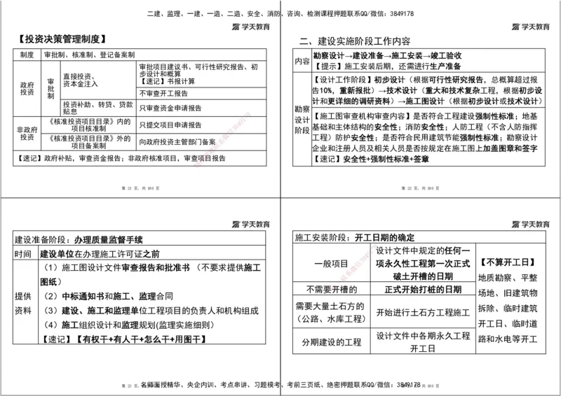 05.2025监理《概论法规》考前密训（打印版）_监理工程师_2025监理工程师_2025年监理工程师SVIP_2025年监理概论法规SVIP_04-冲刺串讲✿考点强化✿小灶集训_--配套讲义--
