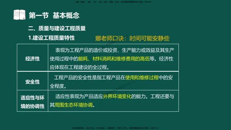 02-质量控制第一章-第一节-基本概念（二）_Watered_监理工程师_2025监理工程师_2025年监理工程师SVIP_2025年监理水利控制SVIP_02-基础精讲✿高端面授✿深度强化_讲义