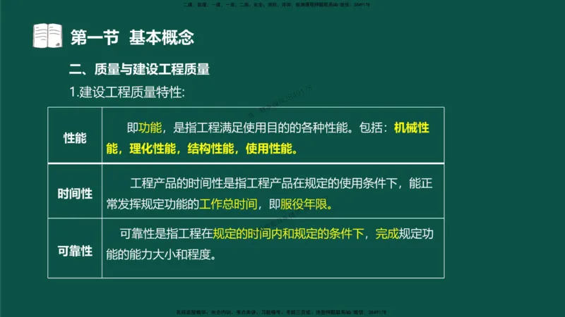 02-质量控制第一章-第一节-基本概念（二）_监理工程师_2025监理工程师_2025年监理工程师SVIP_2025年监理水利控制SVIP_02-基础精讲✿高端面授✿深度强化_讲义