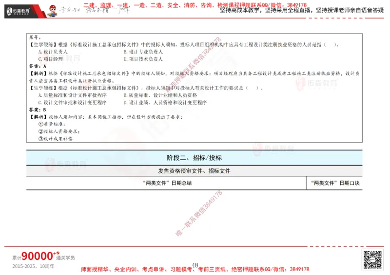 2025.1.5佑森教育闫力齐授课合同管理《招投标及合同管理》专用讲义，版权所有，侵权必究_监理工程师_2025监理工程师_2025年监理工程师SVIP_2025年监理合同管理SVIP