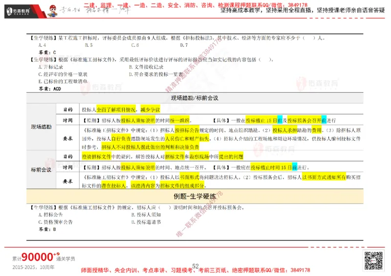 2025.1.5佑森教育闫力齐授课合同管理《招投标及合同管理》专用讲义，版权所有，侵权必究_监理工程师_2025监理工程师_2025年监理工程师SVIP_2025年监理合同管理SVIP