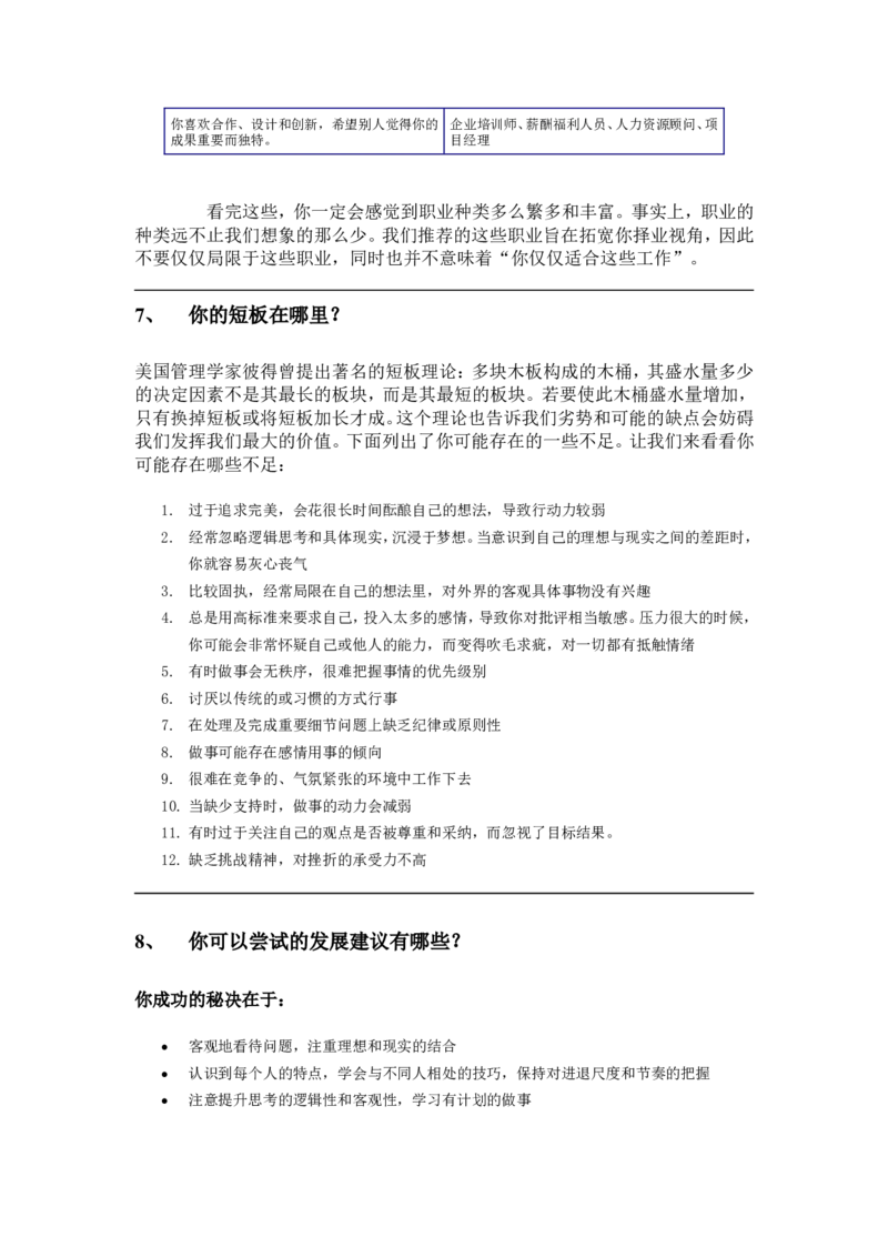 职业生涯规划书之平面设计师-图文_E6-职业规划_08平面设计专业