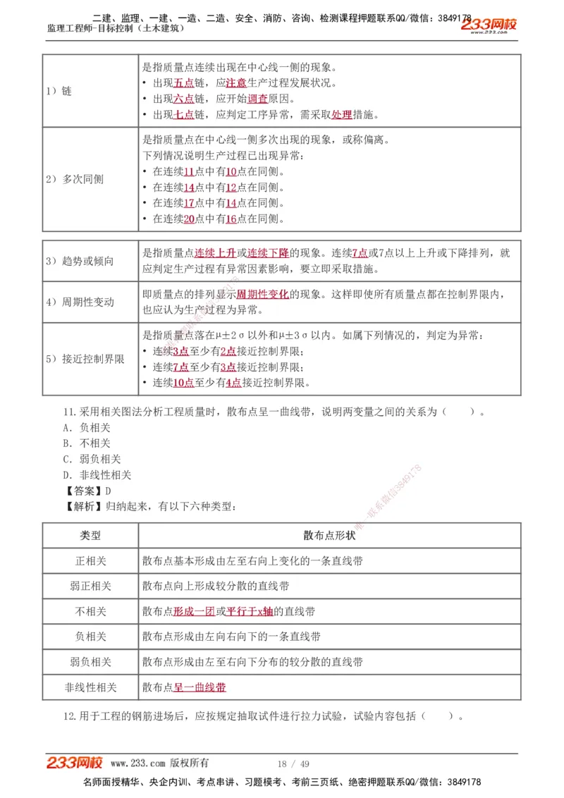1-5_监理工程师_2025监理工程师_2025年监理工程师SVIP_2025年监理土建控制SVIP_03-习题精析✿实战特训✿模考通关_10-控制《习题解析班》江凌俊233_质量