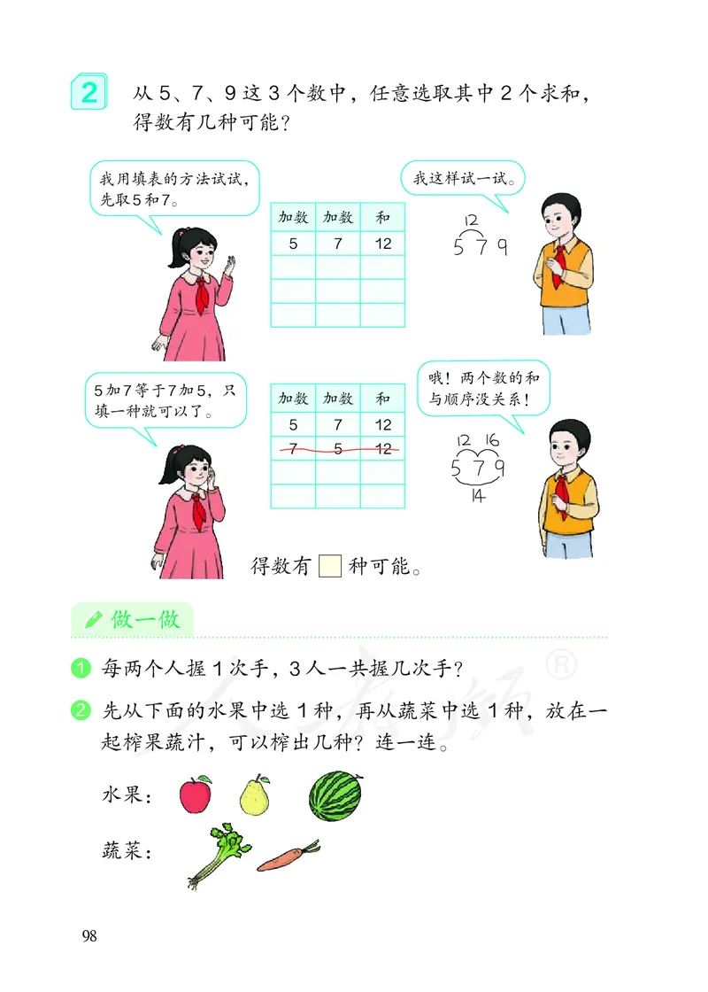 2022人教版二年级上册数学PDF电子课本_小学1-6年级全部试卷_数学_二年级_3-7-3、小学二年级数学上册_3-7-3-4、电子教材、课本