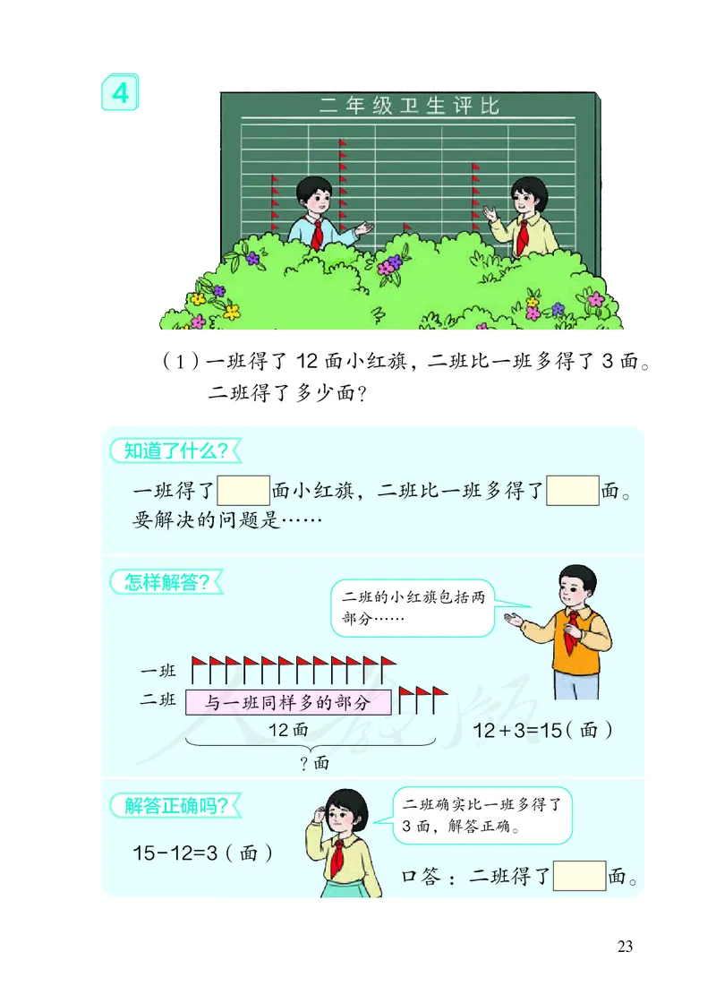 2022人教版二年级上册数学PDF电子课本_小学1-6年级全部试卷_数学_二年级_3-7-3、小学二年级数学上册_3-7-3-4、电子教材、课本