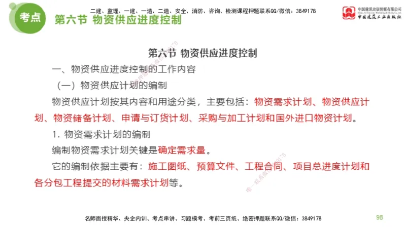 06节监理工程师目标控制超强周练（02.27）_监理工程师_2025监理工程师_2025年监理工程师SVIP_2025年监理土建控制SVIP_03-习题精析✿实战特训✿模考通关_讲义