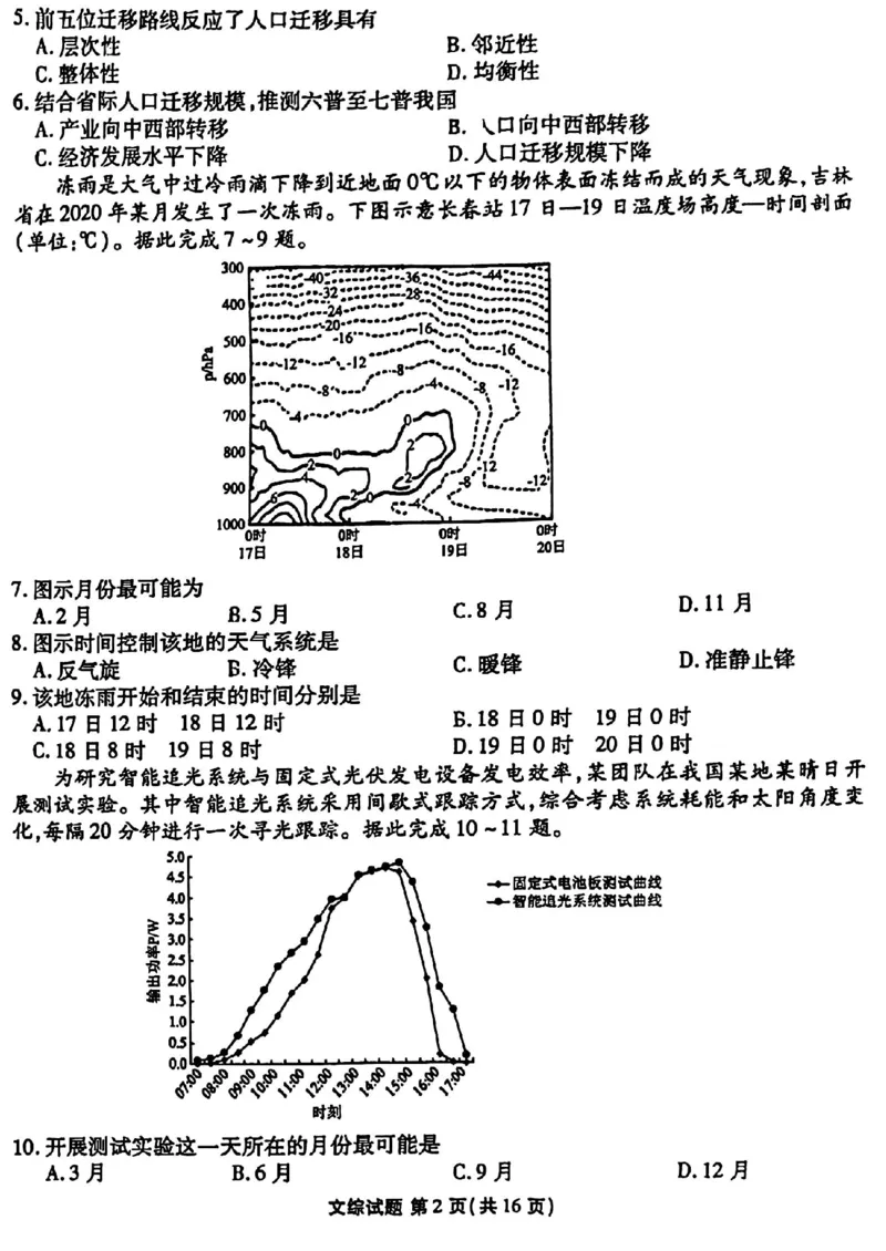 2024届衡水金卷高三4月大联考（老高考）文综试题(1)_2024年4月_024月合集_2024届衡水金卷高三4月大联考（老高考）