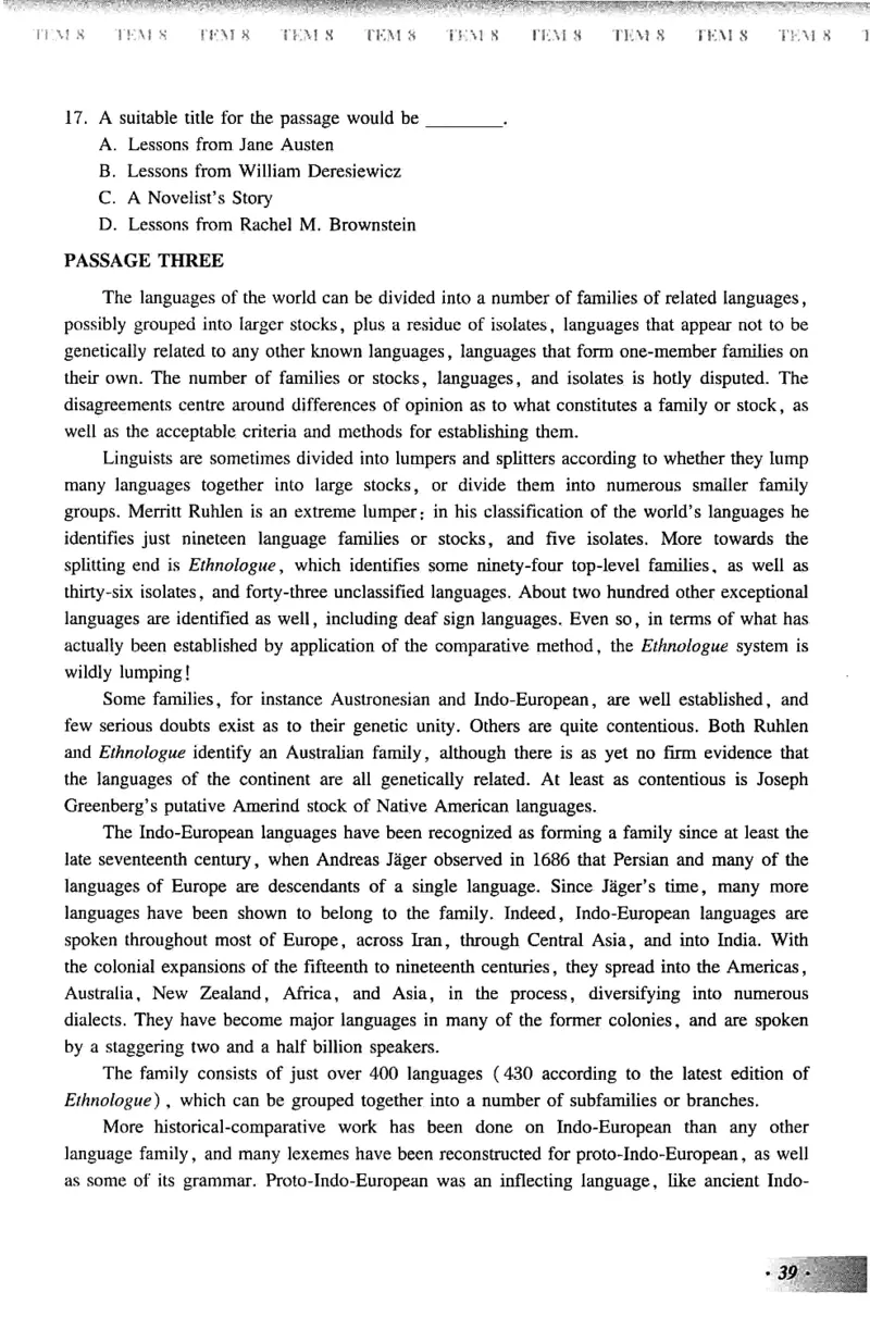 英语专业八级考试模拟试题集_2025专四专八真题及备考资料_2009-2024专八真题+备考资料_25专八预测押题卷_2025专八模拟试题集