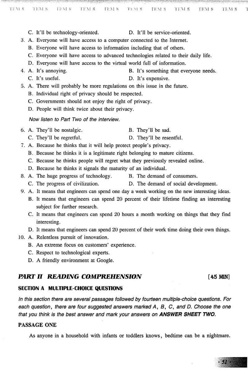 英语专业八级考试模拟试题集_2025专四专八真题及备考资料_2009-2024专八真题+备考资料_25专八预测押题卷_2025专八模拟试题集
