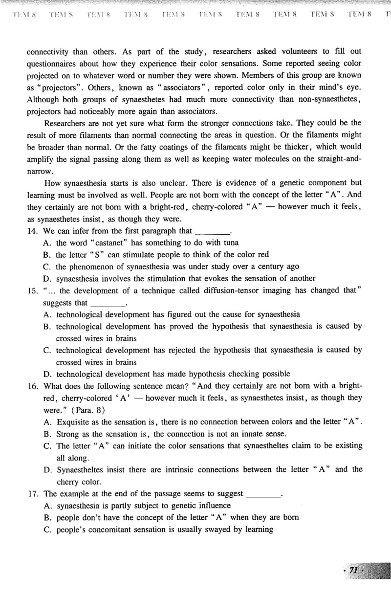 英语专业八级考试模拟试题集_2025专四专八真题及备考资料_2009-2024专八真题+备考资料_25专八预测押题卷_2025专八模拟试题集