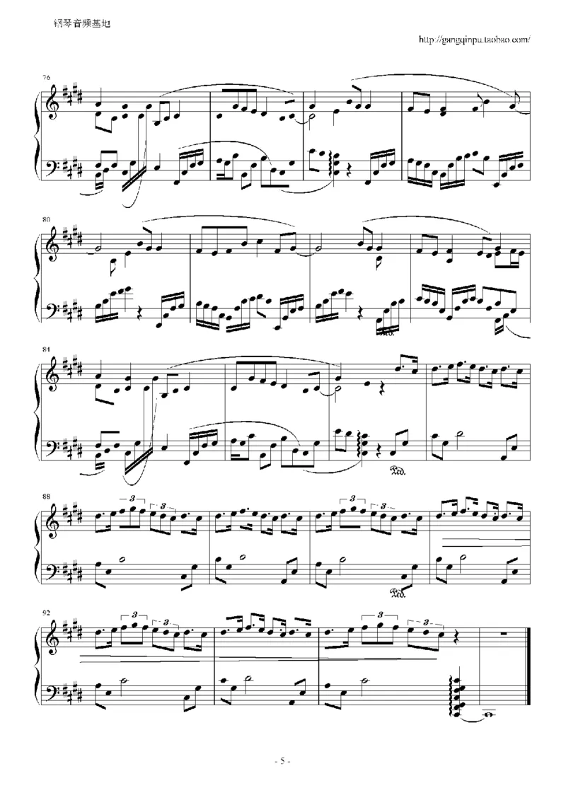 08、张靓颖（65页，共13首）_一万首著名钢琴曲谱哈农贝多芬合集视频教学电子版高清无水印可打印_3流行音乐谱_流行钢琴谱合集形式_高清PDF无水印