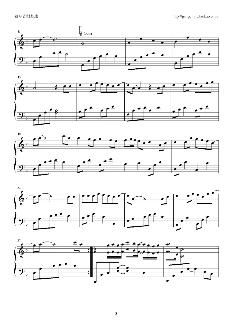 08、张靓颖（65页，共13首）_一万首著名钢琴曲谱哈农贝多芬合集视频教学电子版高清无水印可打印_3流行音乐谱_流行钢琴谱合集形式_高清PDF无水印