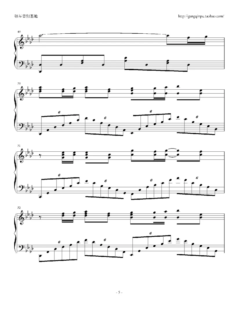 08、张靓颖（65页，共13首）_一万首著名钢琴曲谱哈农贝多芬合集视频教学电子版高清无水印可打印_3流行音乐谱_流行钢琴谱合集形式_高清PDF无水印