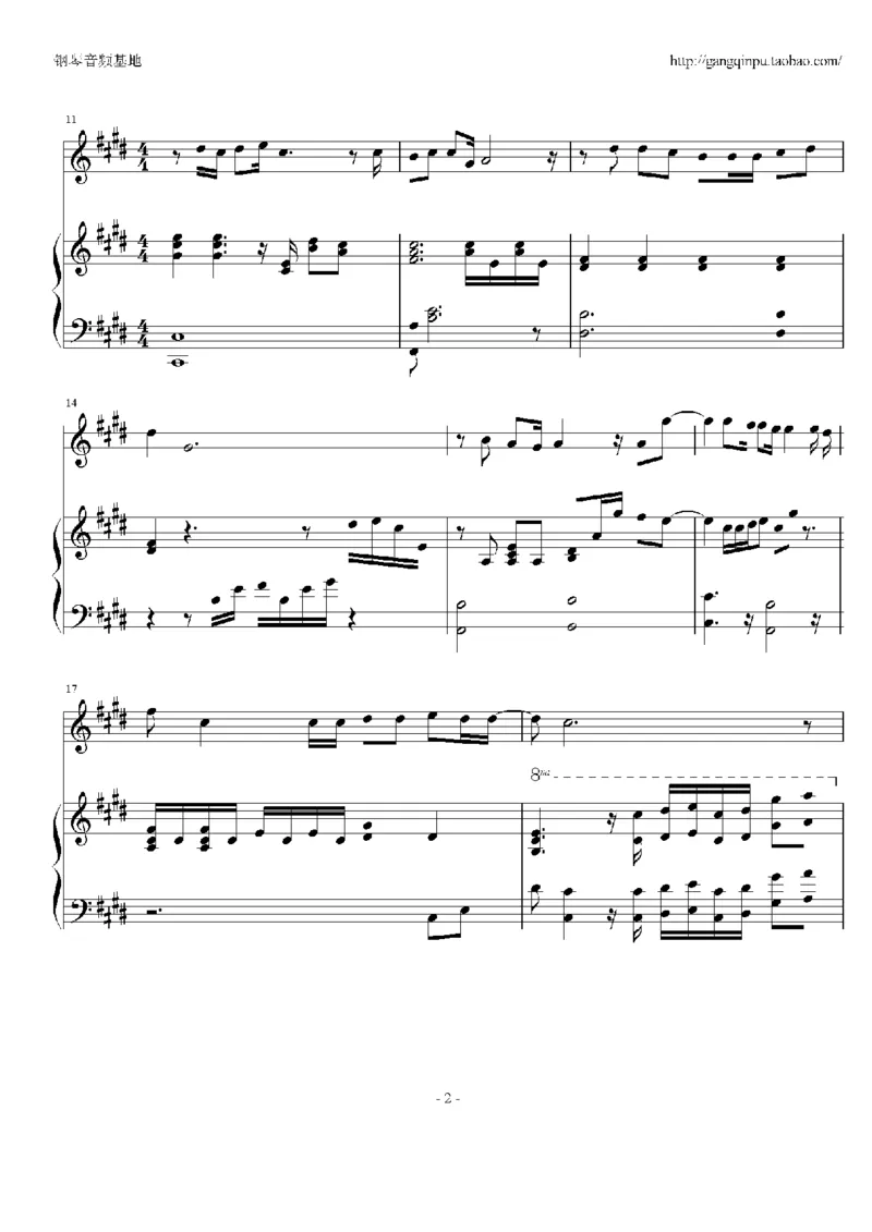 08、张靓颖（65页，共13首）_一万首著名钢琴曲谱哈农贝多芬合集视频教学电子版高清无水印可打印_3流行音乐谱_流行钢琴谱合集形式_高清PDF无水印
