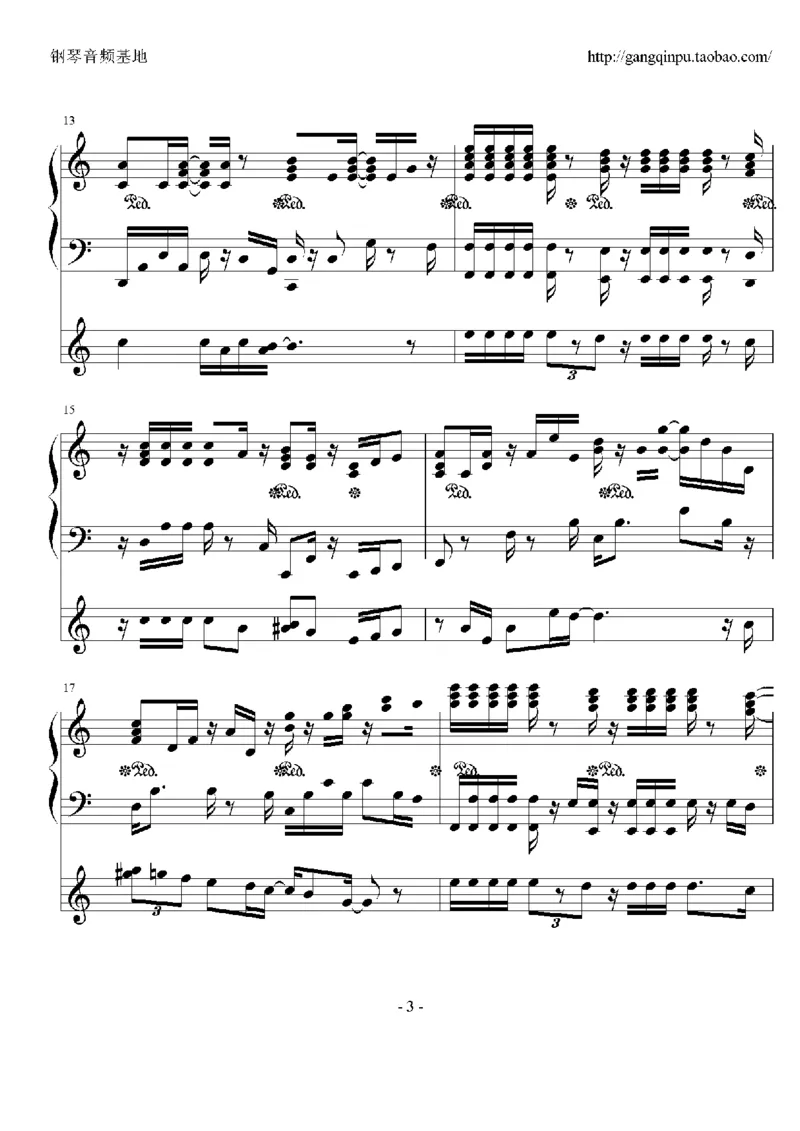 08、张靓颖（65页，共13首）_一万首著名钢琴曲谱哈农贝多芬合集视频教学电子版高清无水印可打印_3流行音乐谱_流行钢琴谱合集形式_高清PDF无水印