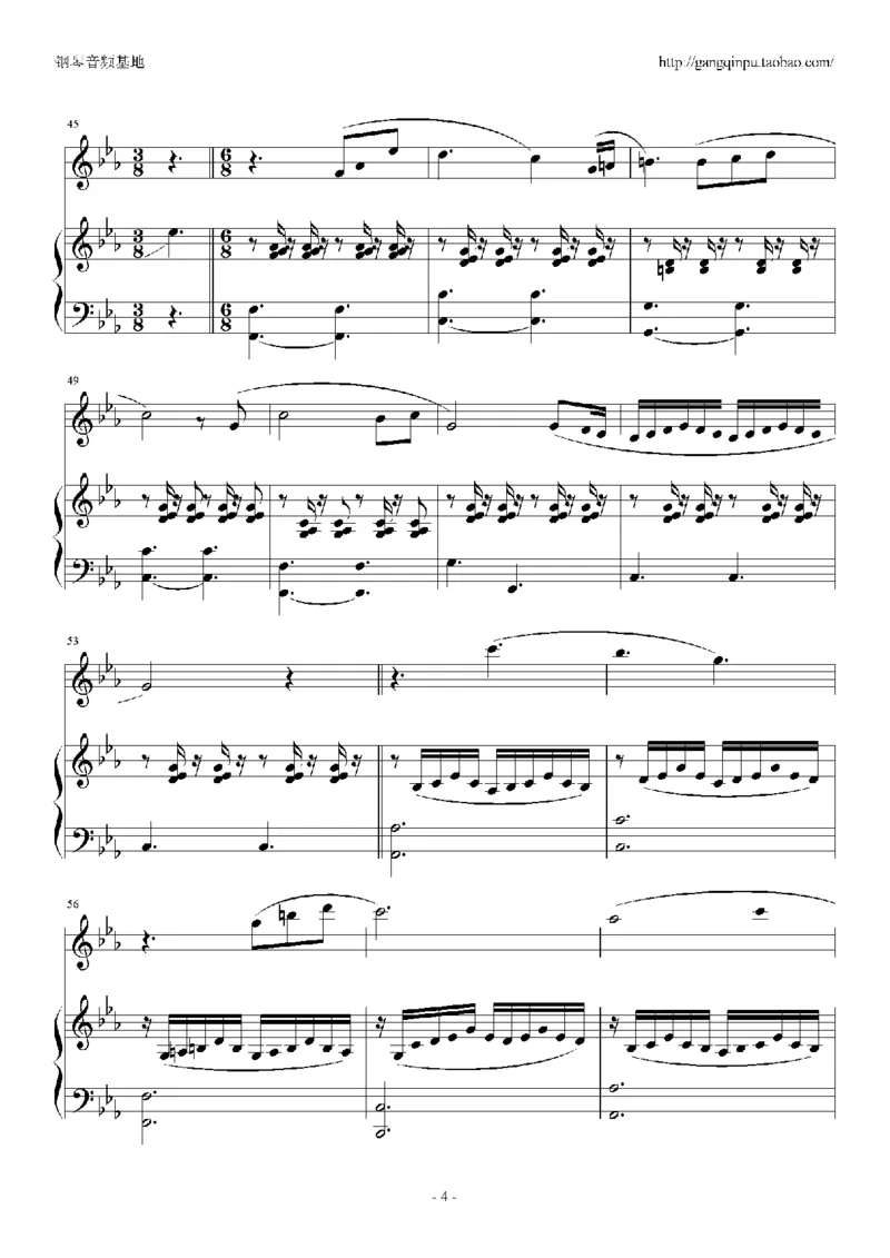08、张靓颖（65页，共13首）_一万首著名钢琴曲谱哈农贝多芬合集视频教学电子版高清无水印可打印_3流行音乐谱_流行钢琴谱合集形式_高清PDF无水印