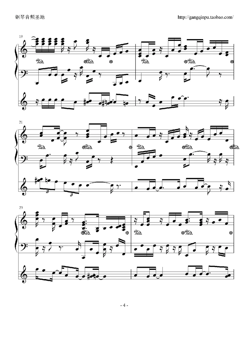 08、张靓颖（65页，共13首）_一万首著名钢琴曲谱哈农贝多芬合集视频教学电子版高清无水印可打印_3流行音乐谱_流行钢琴谱合集形式_高清PDF无水印