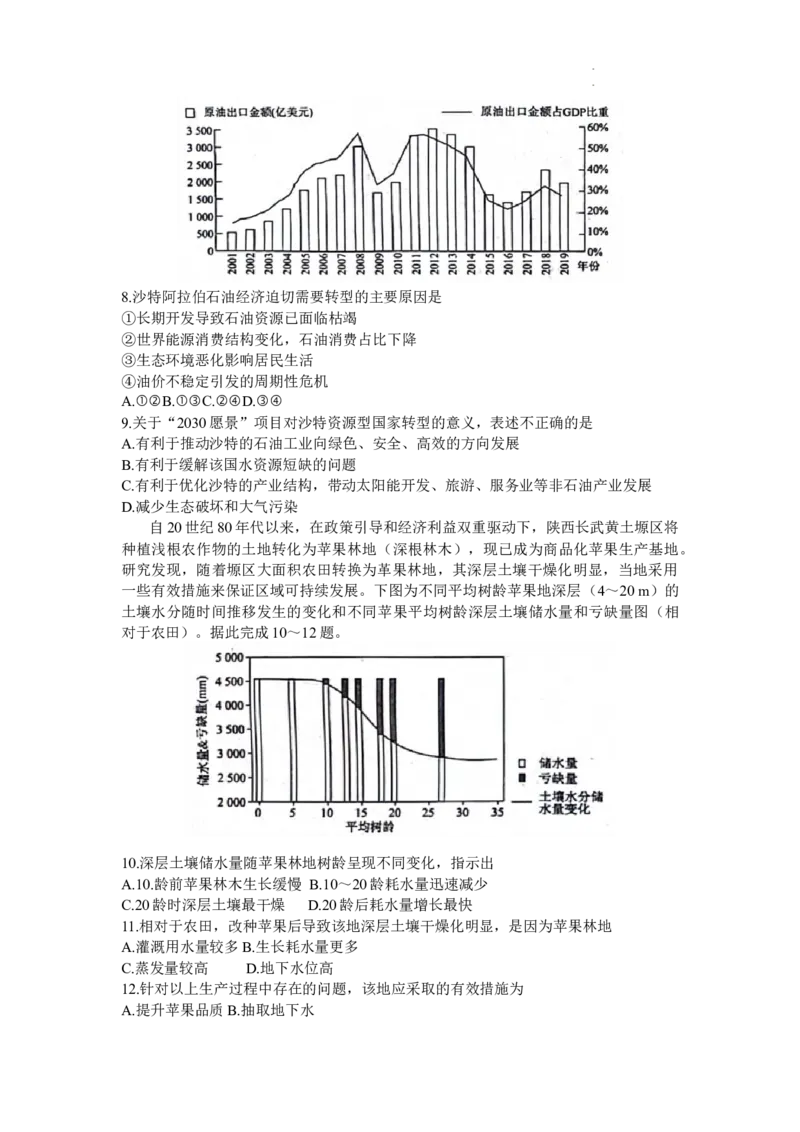 2024届辽宁省名校联盟(东北三省联考)高三下学期3月联考地理试题_2024年3月_013月合集_2024届辽宁省名校联盟高三下学期3月份联合考试_辽宁省名校联盟2024届高三下学期3月份联合考试地理
