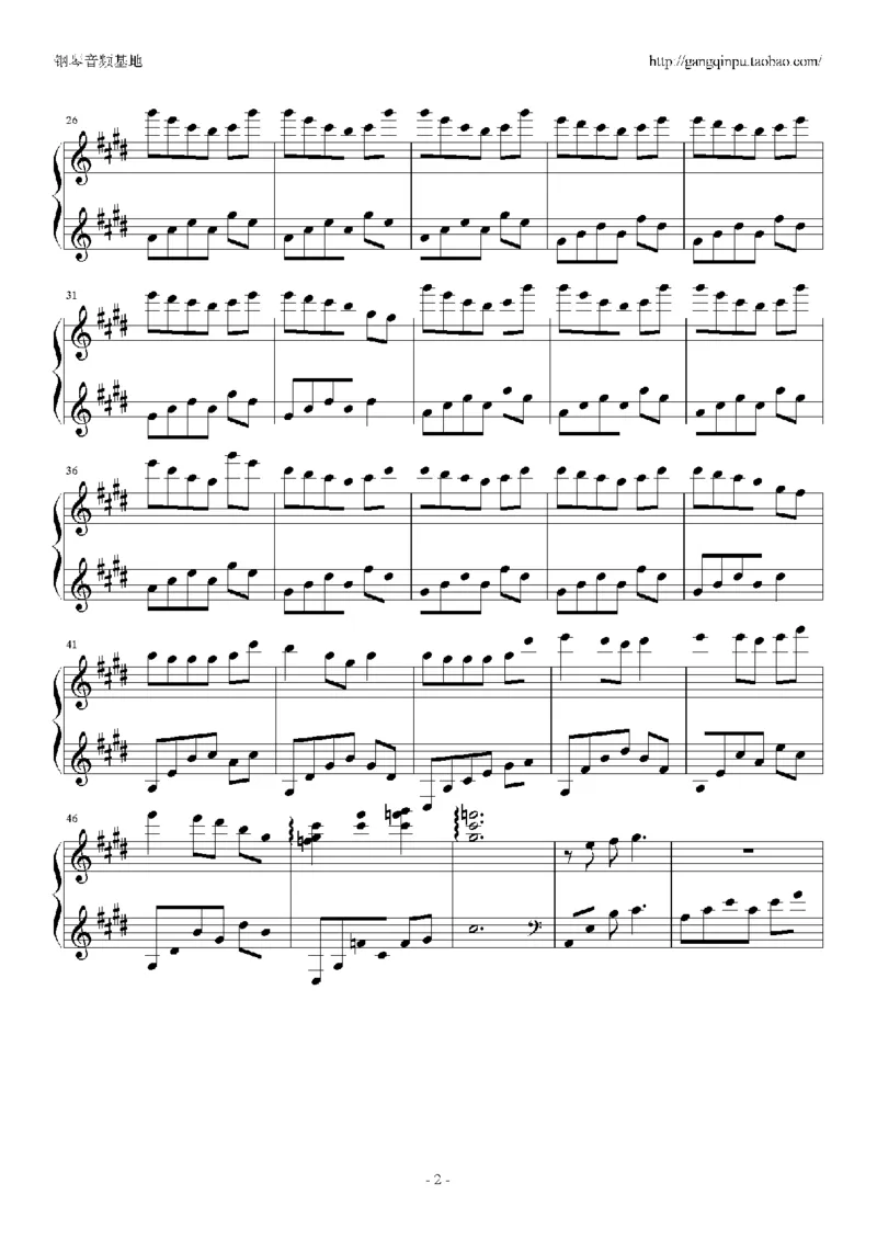 02、卡农谱集（66页，共19首）_一万首著名钢琴曲谱哈农贝多芬合集视频教学电子版高清无水印可打印_3流行音乐谱_流行钢琴谱合集形式_高清PDF无水印