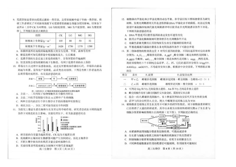 2024届福建省龙岩市高三下学期3月份质量检测一模生物(1)_2024年3月_013月合集_2024届福建省龙岩市高三下学期3月份质量检测一模