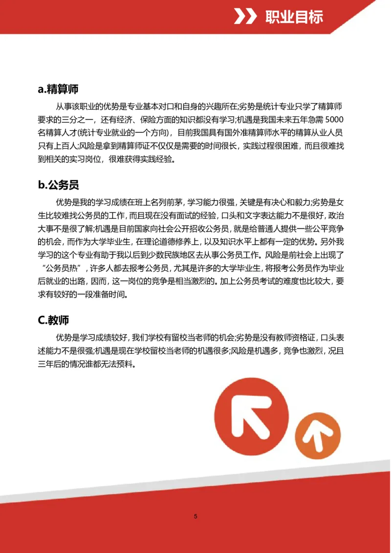 职业规划范本(03)_E6-职业规划_01精选word模板（推荐使用，修改后可用）