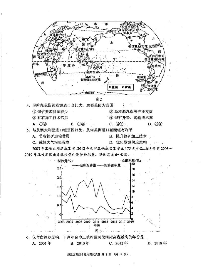 2024届高三第二次联考文综_2024年3月_013月合集_2024届四川省成都市蓉城联盟高三下学期第二次联考_2024届四川省成都市蓉城联盟高三下学期第二次联考文科综合试卷