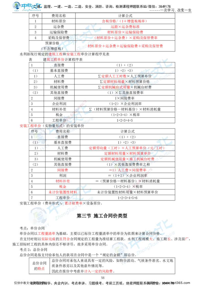 01.2025-监理-目标控制（水利）-考前私教-打印版讲义_监理工程师_2025监理工程师_2025年监理工程师SVIP_2025年监理水利控制SVIP_04-冲刺串讲✿考点强化✿小灶集训_课程讲义