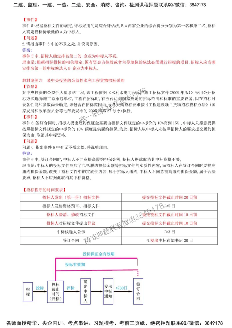 05-第一章-水利工程建设项目施工和监理招投标（三）_监理工程师_2025监理工程师_2025年监理工程师SVIP_2025年监理水利案例SVIP_02-基础精讲✿高端面授✿深度强化_讲义
