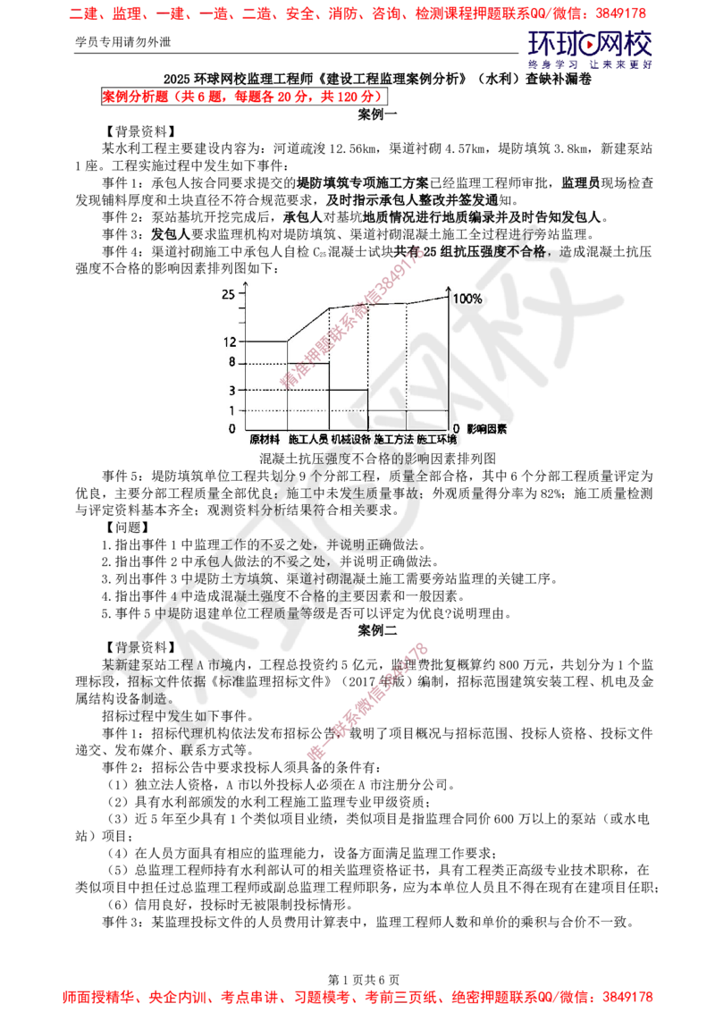 01.查缺补漏卷_监理工程师_2025监理工程师_2025年监理工程师SVIP_2025年监理水利案例SVIP_03-习题精析✿实战特训✿模考通关_07-水利案例《查缺补漏卷》吕桂军HQ推荐