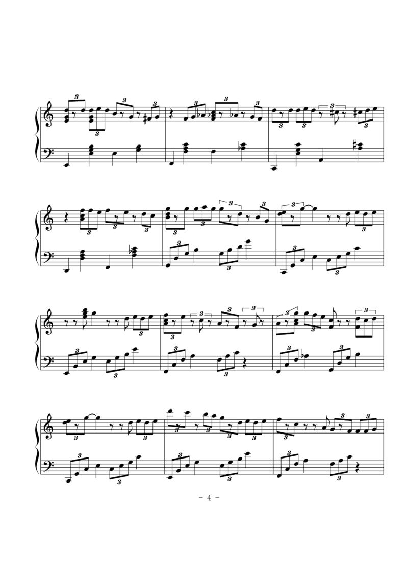 15、陈奕迅（156页，共33首）_一万首著名钢琴曲谱哈农贝多芬合集视频教学电子版高清无水印可打印_3流行音乐谱_流行钢琴谱合集形式_高清PDF无水印