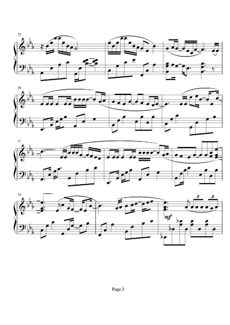 15、陈奕迅（156页，共33首）_一万首著名钢琴曲谱哈农贝多芬合集视频教学电子版高清无水印可打印_3流行音乐谱_流行钢琴谱合集形式_高清PDF无水印