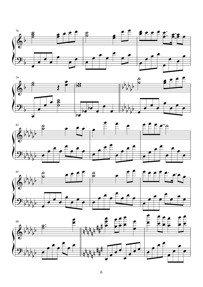 15、陈奕迅（156页，共33首）_一万首著名钢琴曲谱哈农贝多芬合集视频教学电子版高清无水印可打印_3流行音乐谱_流行钢琴谱合集形式_高清PDF无水印