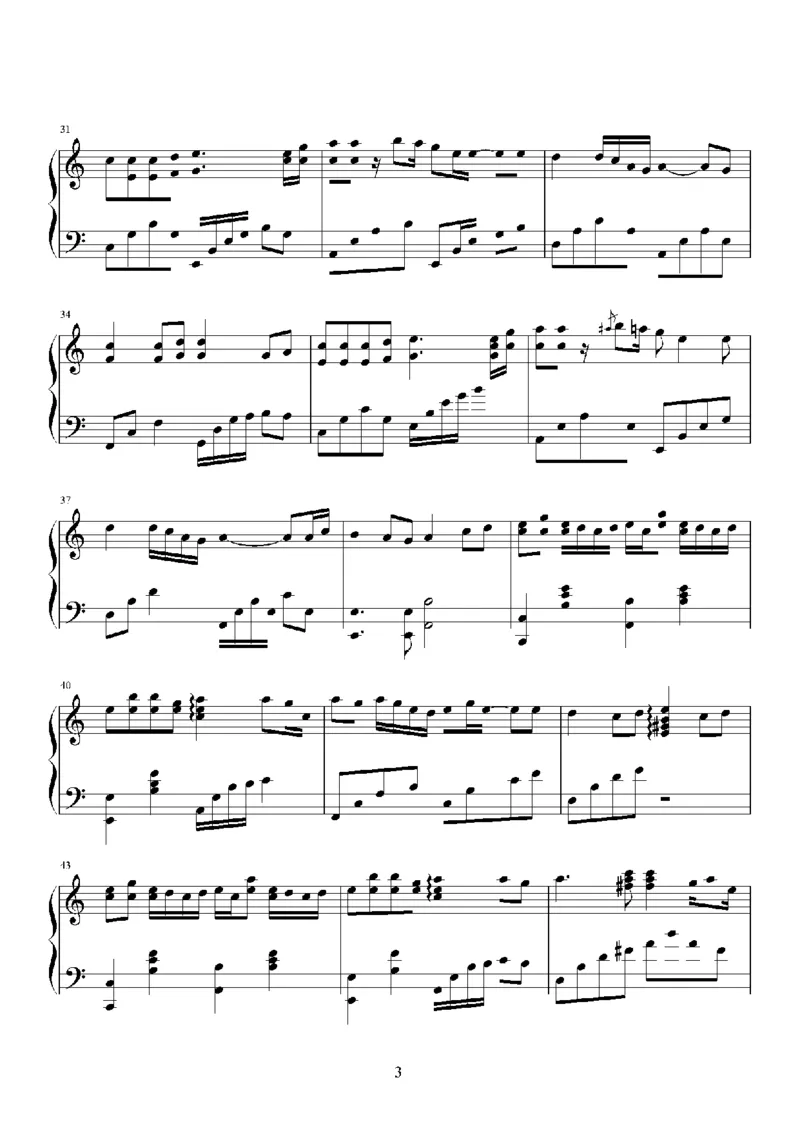 14、王菲（94页，共16首）_一万首著名钢琴曲谱哈农贝多芬合集视频教学电子版高清无水印可打印_3流行音乐谱_流行钢琴谱合集形式_高清PDF无水印