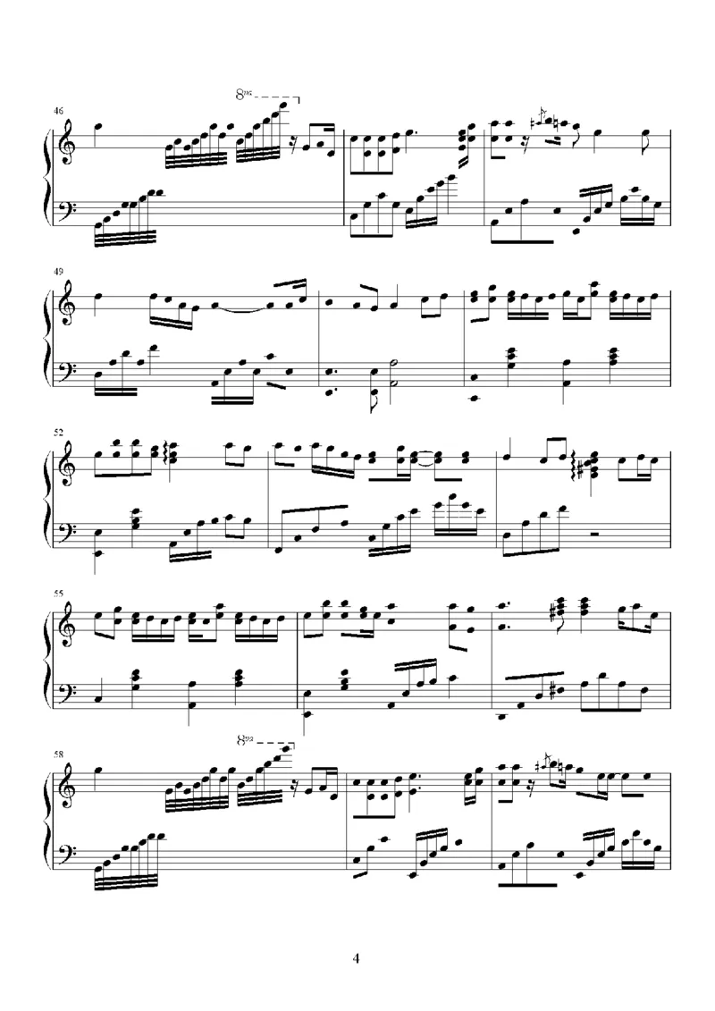 14、王菲（94页，共16首）_一万首著名钢琴曲谱哈农贝多芬合集视频教学电子版高清无水印可打印_3流行音乐谱_流行钢琴谱合集形式_高清PDF无水印