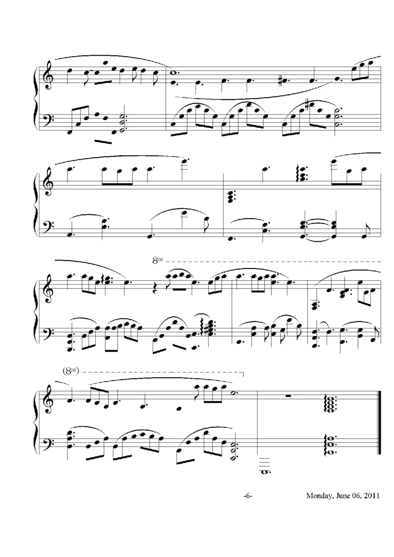 14、王菲（94页，共16首）_一万首著名钢琴曲谱哈农贝多芬合集视频教学电子版高清无水印可打印_3流行音乐谱_流行钢琴谱合集形式_高清PDF无水印