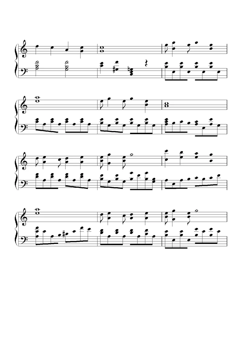 14、王菲（94页，共16首）_一万首著名钢琴曲谱哈农贝多芬合集视频教学电子版高清无水印可打印_3流行音乐谱_流行钢琴谱合集形式_高清PDF无水印