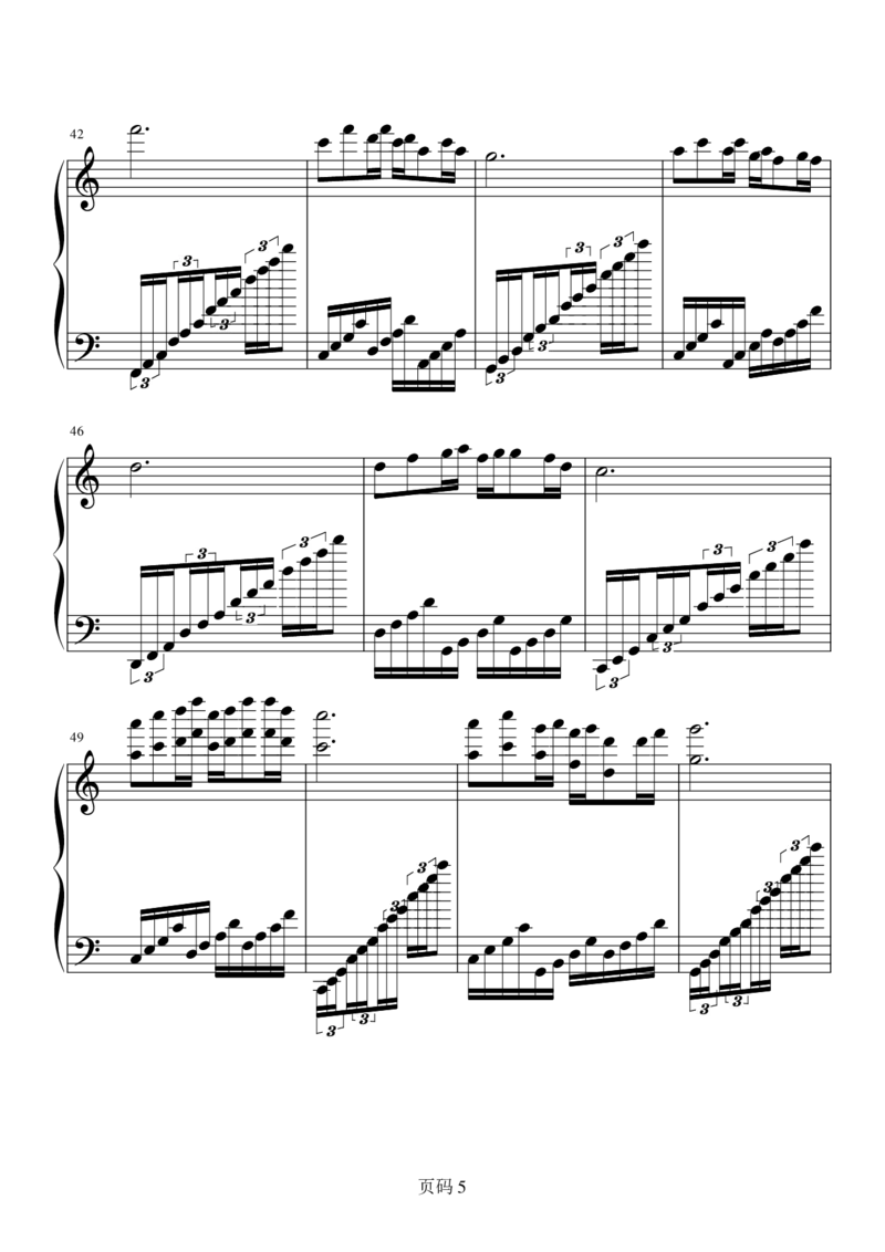 14、王菲（94页，共16首）_一万首著名钢琴曲谱哈农贝多芬合集视频教学电子版高清无水印可打印_3流行音乐谱_流行钢琴谱合集形式_高清PDF无水印