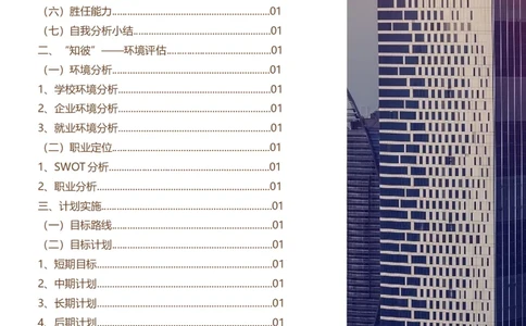 职业规划范本(06)_E6-职业规划_01精选word模板（推荐使用，修改后可用）