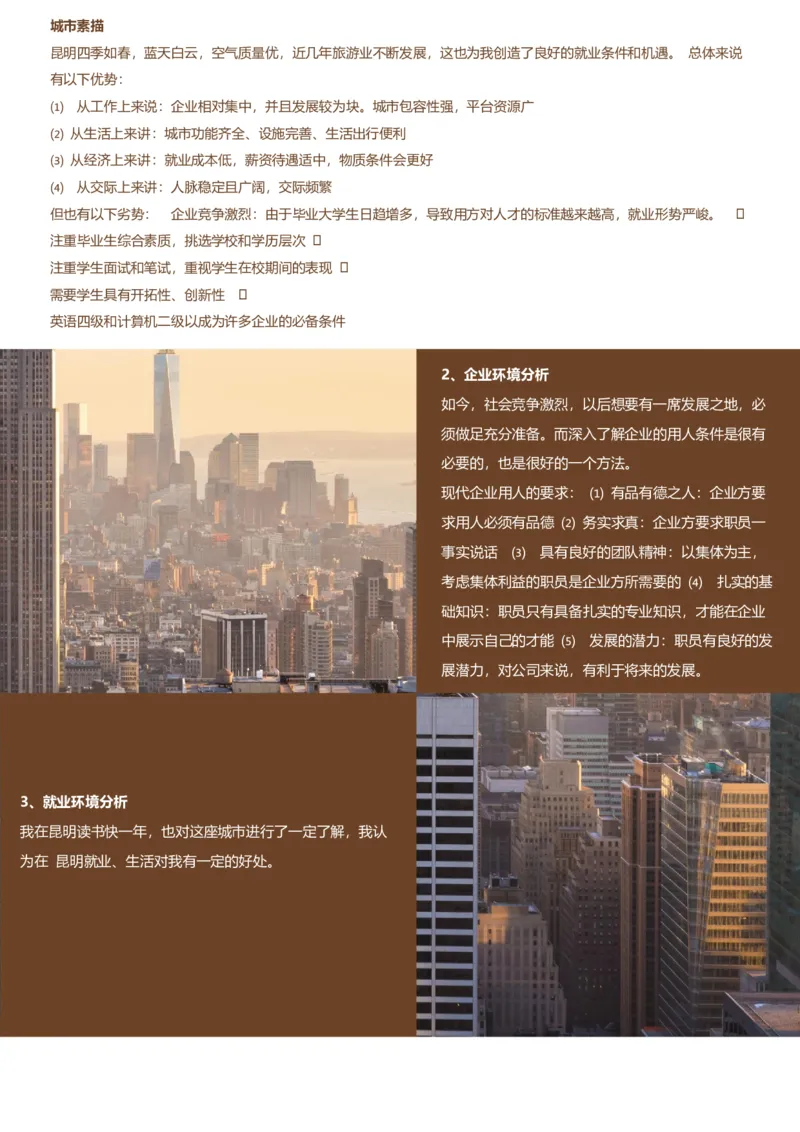 职业规划范本(06)_E6-职业规划_01精选word模板（推荐使用，修改后可用）