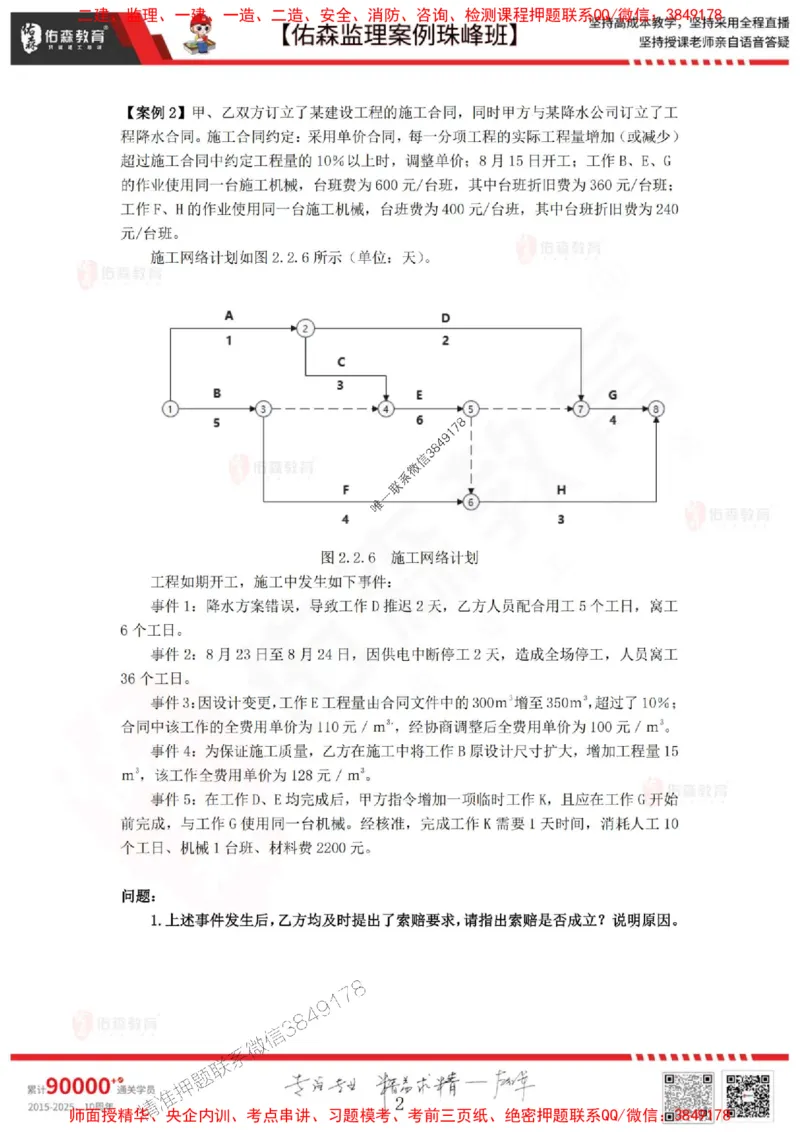 1月6日佑森监理案例珠峰班VIP作业_监理工程师_2025监理工程师_2025年监理工程师SVIP_2025年监理土建案例SVIP_02-基础精讲✿高端面授✿深度强化