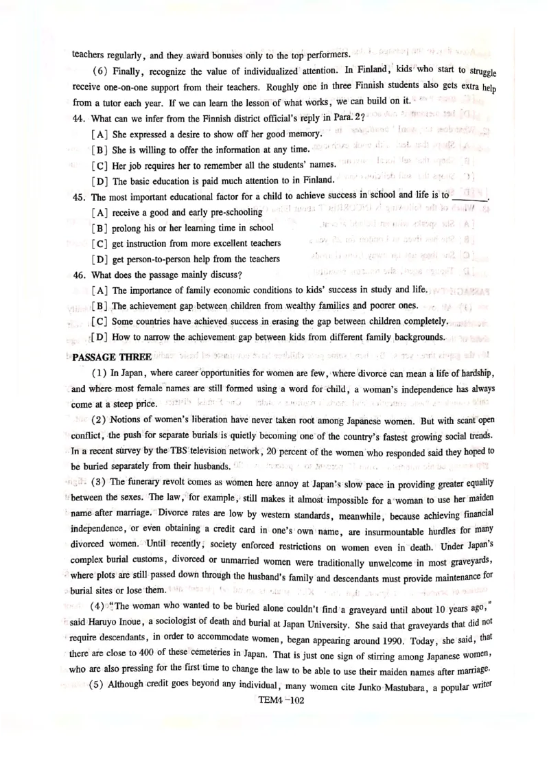 预测第五套_2025专四专八真题及备考资料_2009-2024专四真题+备考资料_专四预测押题卷13+5套_专四预测押题卷5套（附听力及解析）_预测卷