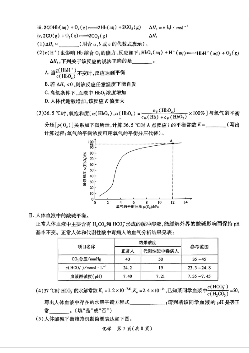 2024年茂名市高三年级第二次综合测试化学试卷_2024年4月_01按日期_15号_2024届广东省茂名高三年级第二次综合测试_2024年茂名市高三年级第二次综合测试化学