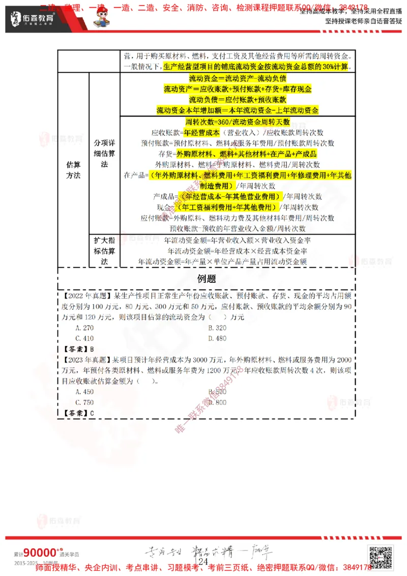 2025.1.12佑森教育叶虎翼授课监理投资控制《投资控制（1）》专用讲义，版权所有，侵权必究_监理工程师_2025监理工程师_2025年监理工程师SVIP_2025年监理土建控制SVIP