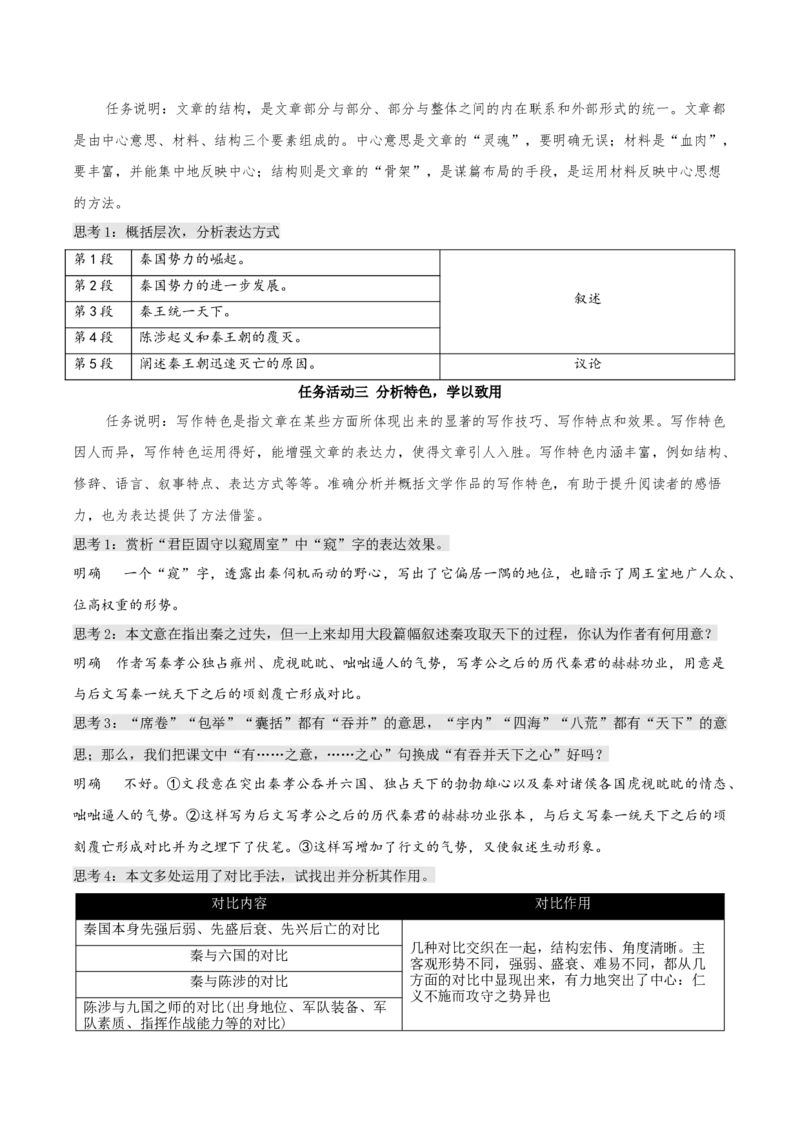 11.1《过秦论》（教学设计）-上好课2022-2023学年高二语文选择性必修中册同步备课系列（统编版）_new_E015高中全科试卷_语文试题_选修中_4.新版高中语文试卷选择性必修中册_2.同步练习