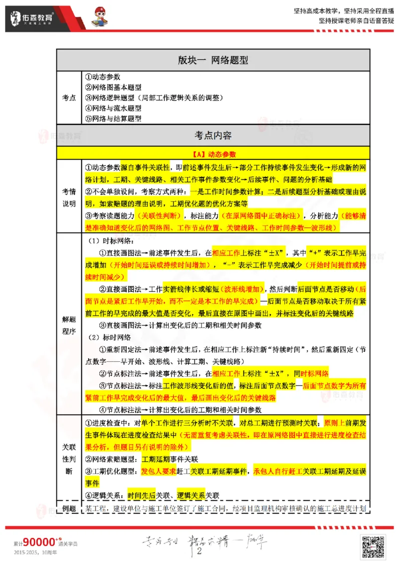 2025.4.13佑森教育叶虎翼授课监理案例《冲刺串讲》专用讲义，版权所有，侵权必究_监理工程师_2025监理工程师_2025年监理工程师SVIP_2025年监理土建案例SVIP